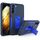 Per Samsung Galaxy S22 5G Telfroad Magnetic Holder Telefono (Sapphire Blue + Dark Blue) Per Samsung Galaxy S22 5G Telfroad Magnetic Holder Telefono (Sapphire Blue + Dark Blue)