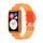 Per Huawei Watch Fit 2 Cinturino in silicone trasparente integrato (arancione trasparente) Per Huawei Watch Fit 2 Cinturino in silicone trasparente integrato (arancione trasparente)