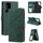 Per Samsung Galaxy S22 Ultra 5G Skin Feel Card Slot Pelle Telefono (verde) Per Samsung Galaxy S22 Ultra 5G Skin Feel Card Slot Pelle Telefono (verde)
