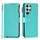 Per Samsung Galaxy S22 Ultra 5G Case in pelle a flip orizzontale in microfibra (verde) Per Samsung Galaxy S22 Ultra 5G Case in pelle a flip orizzontale in microfibra (verde)