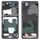 Per Samsung Galaxy S21 Ultra 5G SM-G998B Cornice centrale con cornice (nera) Per Samsung Galaxy S21 Ultra 5G SM-G998B Cornice centrale con cornice (nera)