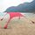 Tenda da campeggio in campeggio da baldacchino di spiaggia per esterni, dimensioni: 210x160x150 cm (rosso)