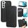 Per Samsung Galaxy S22+ 5G Knight Magnetic Aspirazione in pelle Custodia (Black) Per Samsung Galaxy S22+ 5G Knight Magnetic Aspirazione in pelle Custodia (Black)