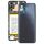 Per OPPO Realme Q3 Pro 5G / Realme Q3 Pro Carnival Cover posteriore batteria originale + cornice centrale (nero) Per OPPO Realme Q3 Pro 5G / Realme Q3 Pro Carnival Cover posteriore batteria originale + cornice centrale (nero)
