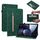 Per Oppo Pad 11 Skin Sent Solid Colore Cinta Zipper Casetto (verde)
