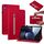 Per Oppo Pad 11 Skin Sent Solid Colore Cinta Cinta Canda da tavoletta (rosso) Per Oppo Pad 11 Skin Sent Solid Colore Cinta Cinta Canda da tavoletta (rosso)