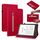 Per Amazon Kindle Paperwhite 5 2021 Spazio Spazio Solido Cinta Smart in pelle Smart Case (rosso) Per Amazon Kindle Paperwhite 5 2021 Spazio Spazio Solido Cinta Smart in pelle Smart Case (rosso)