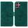 Per Samsung Galaxy S22 Ultra 5G Butterfly Rose Excreated Leather Case (verde) Per Samsung Galaxy S22 Ultra 5G Butterfly Rose Excreated Leather Case (verde)