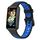 Per la banda Huawei Band 7 /7 NFC in silicone traspirante in silicone (nero+blu)
