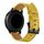 Per Huawei Watch GT3 Pro 43mm / 46mm 20mmCinturino per filo per cucire in pelle primo strato (giallo)