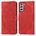 Per Samsung Galaxy S22 5G Mandala Flip Flip Leather Case (rosso)