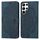 Per Samsung Galaxy S22 Ultra 5G Mandala Flip Leather Case (blu)