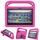 Per Amazon Fire 7 2022 manico EVA Shockproof Tablet Case con supporto a triangolo (rosso rosa) Per Amazon Fire 7 2022 manico EVA Shockproof Tablet Case con supporto a triangolo (rosso rosa)