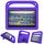 Per Amazon Fire 7 2022 manico in EVA Shock Aout Tablet Case con supporto a triangolo (Purple) Per Amazon Fire 7 2022 manico in EVA Shock Aout Tablet Case con supporto a triangolo (Purple)