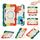 Per onore V6/Tablet V7 Armatura Contrasto Colore silicone + Case di tablet per PC (rosso colorato) Per onore V6/Tablet V7 Armatura Contrasto Colore silicone + Case di tablet per PC (rosso colorato)