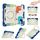 Per onore V6/Tablet V7 Armatura Contrasto Colore silicone + PC Tablet Case (colorato blu) Per onore V6/Tablet V7 Armatura Contrasto Colore silicone + PC Tablet Case (colorato blu)