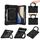 Per onore tablet v7 pro armatura a contrasto silicone + tablet cottetto (nero)