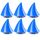 6pcs decorazione da ventosa del diavolo elmetto moto, stile per piccoli corni (blu scuro) 6pcs decorazione da ventosa del diavolo elmetto moto, stile per piccoli corni (blu scuro)