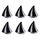 6pcs decorazione da ventosa del diavolo elmetto motociclistico: piccoli corni (nero) 6pcs decorazione da ventosa del diavolo elmetto motociclistico: piccoli corni (nero)