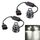 1 coppia 9006 27W / DC12V Auto Alluminio LED LED LEDlight (Luce bianca)