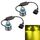 1 coppia H11 27W / DC12V Auto in alluminio LED lampeggiante LED (Luce d'oro) 1 coppia H11 27W / DC12V Auto in alluminio LED lampeggiante LED (Luce d'oro)