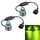 1 coppia H11 27W / DC12V Auto Alluminio LED lampeggiante LED LEDlight (verde lime) 1 coppia H11 27W / DC12V Auto Alluminio LED lampeggiante LED LEDlight (verde lime)