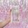 2 PC Candy Rain Curtain Festive Decoration Festive Foto Sfondo, dimensioni: 1x2m trasparente
