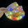 Luci a LED di Natale Bronzing Luci a doppia corda a nastro, Specifiche: 1 m (luce colore oro)