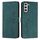 Per Samsung Galaxy S22 Skin Feel Teat Modello Pelle Telefono (verde)