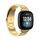 Per Fitbit Versa 4/Sense 2/Versa 3/Sense 3 cinturino in acciaio inossidabile con perline (oro)