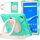 Per Lenovo Tab M10 Plus 10.6 3a Gen 2022 Silicone + Case di compressa protettiva per PC (Mint Green) Per Lenovo Tab M10 Plus 10.6 3a Gen 2022 Silicone + Case di compressa protettiva per PC (Mint Green)