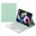 Custodia in pelle tastiera Bluetooth rotonda con slot a penna e touchpad per Samsung Galaxy Tab S7 (verde) Custodia in pelle tastiera Bluetooth rotonda con slot a penna e touchpad per Samsung Galaxy Tab S7 (verde)