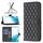 Per Samsung Galaxy S22 Plus 5G Diamond Lattice Wallet Flip Phone Case (nero) Per Samsung Galaxy S22 Plus 5G Diamond Lattice Wallet Flip Phone Case (nero)
