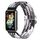 Per Huawei Band 7 Nylon Braidd Buckle Watch Band (colorato nero)