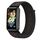 Per Huawei Band 7 Nylon Loop Buckle Watch Band (Black)