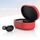 Custodia in silicone auricolare Bluetooth per Redmi AirDots (rosso)