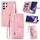 Per Samsung Galaxy S22 Ultra 5G Custodia per il telefono in pelle shock floer -resistente (rosa) Per Samsung Galaxy S22 Ultra 5G Custodia per il telefono in pelle shock floer -resistente (rosa)