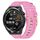 Per Huawei Watch GT Runner 22mm Nylon Woven Watch Band (Pink)