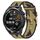 Per Huawei Watch GT Runner 22mm Nylon Woven Watch Band (Yellow)