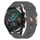 Per Huawei GT2 46mm 22mm Nylon Woven Watch Band (grigio scuro)