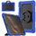 Per Samsung Galaxy Tab S8 + / S7 + Supporto per bracciale in silicone + Custodia per tablet PC (blu) Per Samsung Galaxy Tab S8 + / S7 + Supporto per bracciale in silicone + Custodia per tablet PC (blu)