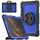 Per Samsung Galaxy Tab S8 + / S7 + Supporto per bracciale in silicone + Custodia per tablet PC (blu scuro) Per Samsung Galaxy Tab S8 + / S7 + Supporto per bracciale in silicone + Custodia per tablet PC (blu scuro)