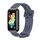 Per Huawei Band 7/7 NFC MIJOBS Cinturino in silicone traspirante (argento blu notte) Per Huawei Band 7/7 NFC MIJOBS Cinturino in silicone traspirante (argento blu notte)