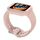 Per Xiaomi Redmi Watch / Watch Lite Cinturino integrato in silicone a tinta unita (rosa) Per Xiaomi Redmi Watch / Watch Lite Cinturino integrato in silicone a tinta unita (rosa)