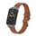 Per Xiaomi Mi Band 7 Pro Cinturino in pelle con struttura in metallo in microfibra (marrone) Per Xiaomi Mi Band 7 Pro Cinturino in pelle con struttura in metallo in microfibra (marrone)