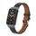 Per Xiaomi Mi Band 7 Pro Cinturino in pelle con struttura in metallo in microfibra (nero) Per Xiaomi Mi Band 7 Pro Cinturino in pelle con struttura in metallo in microfibra (nero)