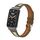 Per Xiaomi Mi Band 7 Pro Collage Cinturino in pelle con struttura in metallo a vita piccola (marrone) Per Xiaomi Mi Band 7 Pro Collage Cinturino in pelle con struttura in metallo a vita piccola (marrone)