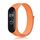 Per Xiaomi Mi Band 7 Cinturino in tessuto di nylon (colore papaya)