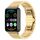 Per Huawei Watch Fit 2 Cinturino in acciaio inossidabile con una perlina (oro)