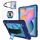 Per Samsung Galaxy Tab S6 Lite P610 Robot a colori a contrasto Custodia in silicone + PC Tablet (blu navy) Per Samsung Galaxy Tab S6 Lite P610 Robot a colori a contrasto Custodia in silicone + PC Tablet (blu navy)
